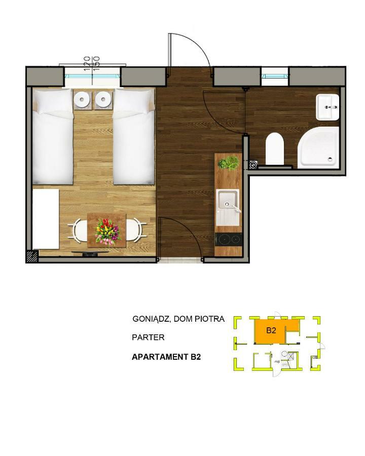 Dom Piotra Apartment Гонендз Екстериор снимка
